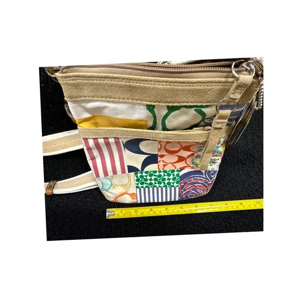 Colorful Coach Patchwork Crossbody Bag - Picture 5 of 8